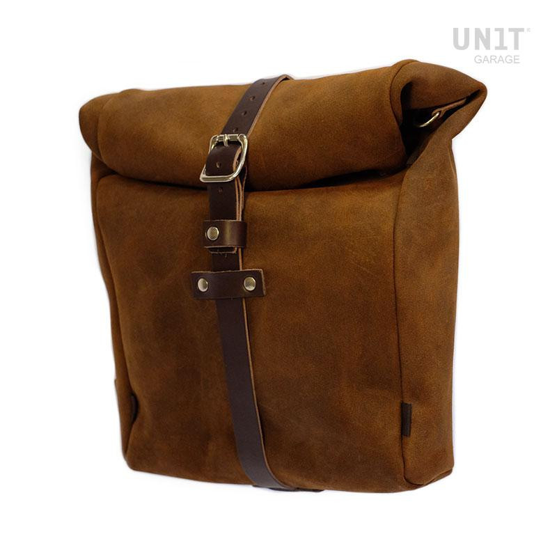 Sacoche de réservoir en daim 10L-14L - L'atelier Bleu Motostore