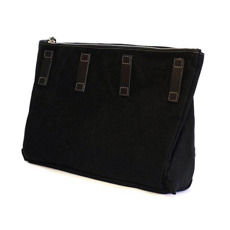 Fezzan canvas office bag – L'atelier Bleu Motostore