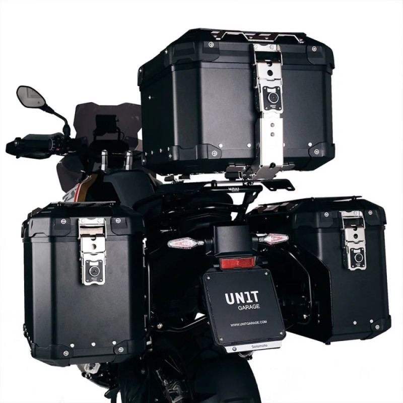 Top case Atlas 44L + support avec poignées passager pour R 1300GS