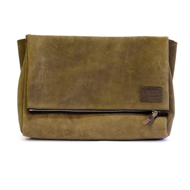 Fezzan suede office bag - L'atelier Bleu Motostore