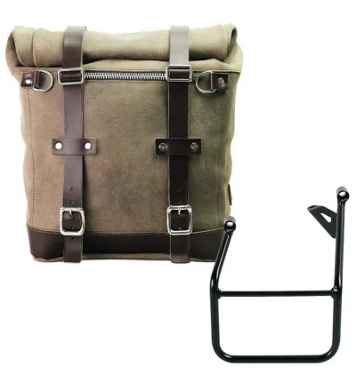 Sacoche scram en daim 22l-30l + support gauche pour R 1300GS