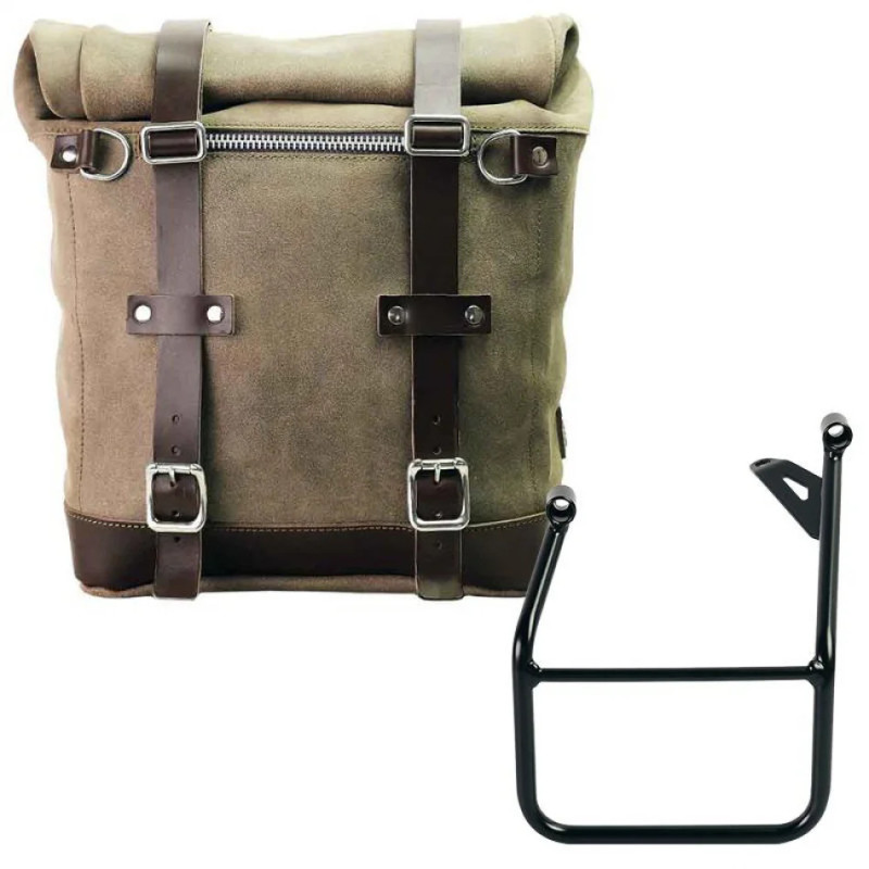 Sacoche scram en daim 22l-30l + support gauche pour R 1300GS