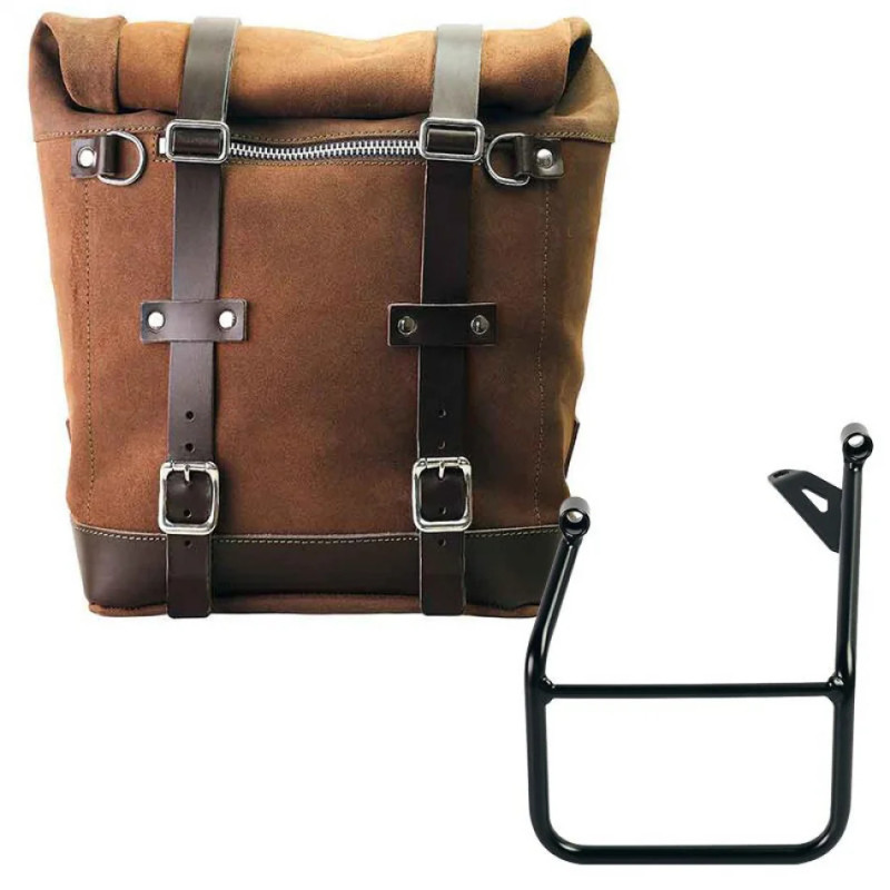 Sacoche scram en daim 22l-30l + support gauche pour R 1300GS