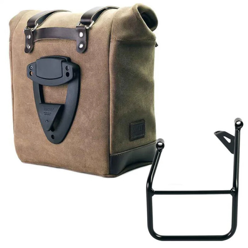 Sacoche scram en daim 22l-30l + support gauche pour R 1300GS