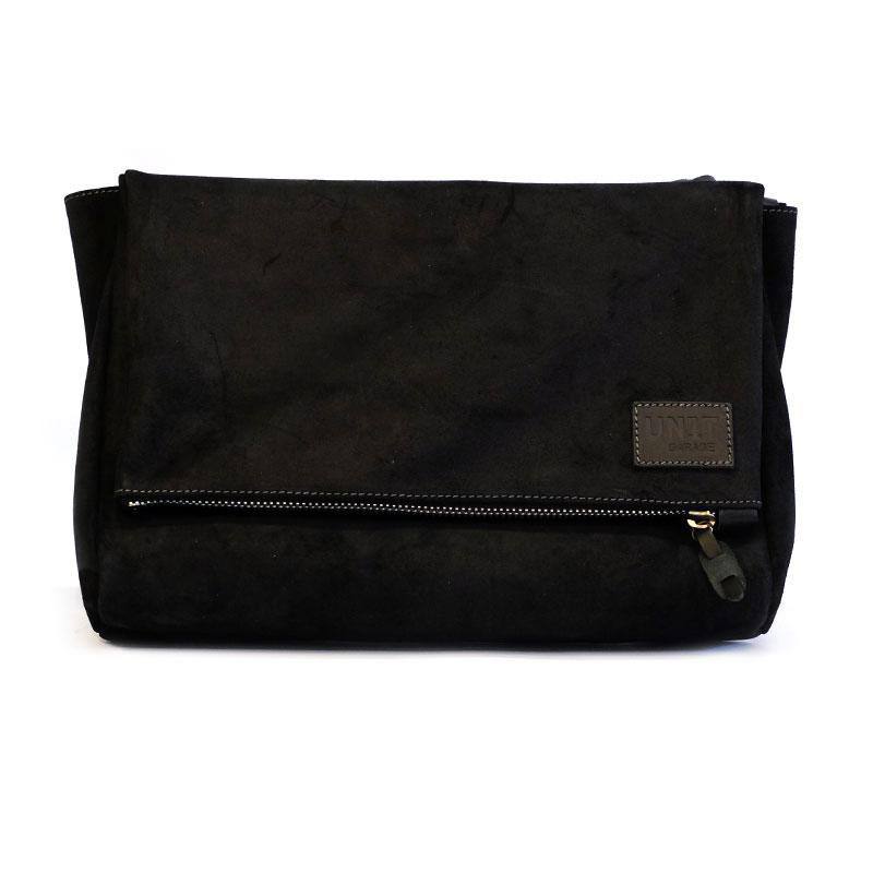Fezzan suede office bag - L'atelier Bleu Motostore