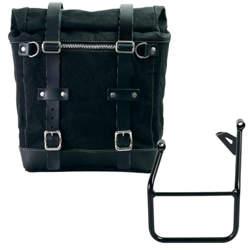 Sacoche scram en toile 22l-30l + support gauche pour R 1300GS