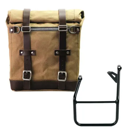 Sacoche scram en toile 22l-30l + support gauche pour R 1300GS