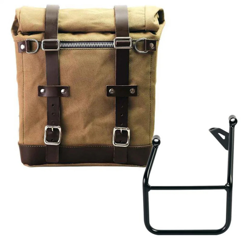 Sacoche scram en toile 22l-30l + support gauche pour R 1300GS