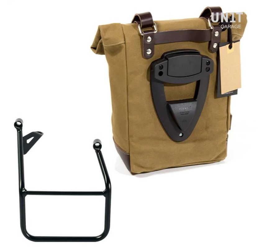 Sacoche latérale en toile 10l-14l + support droit pour R 1300GS