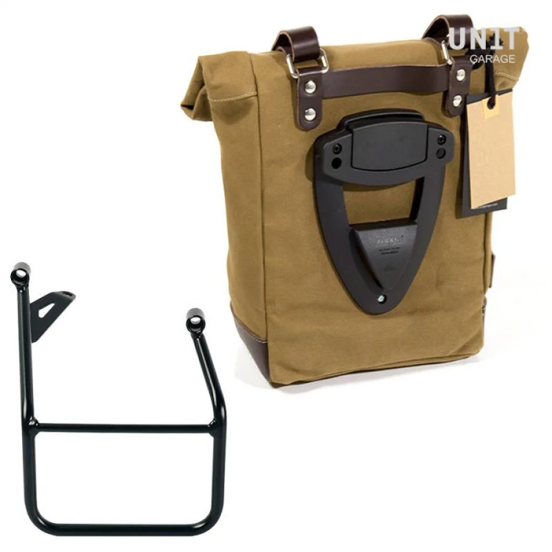 Sacoche latérale en toile 10l-14l + support droit pour R 1300GS