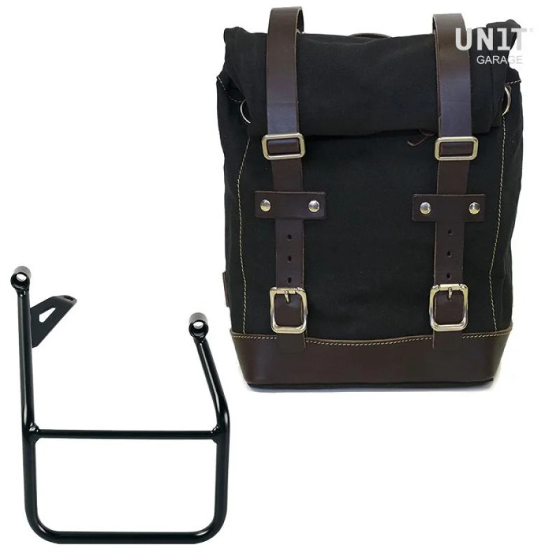 Sacoche latérale en toile 10l-14l + support droit pour R 1300GS