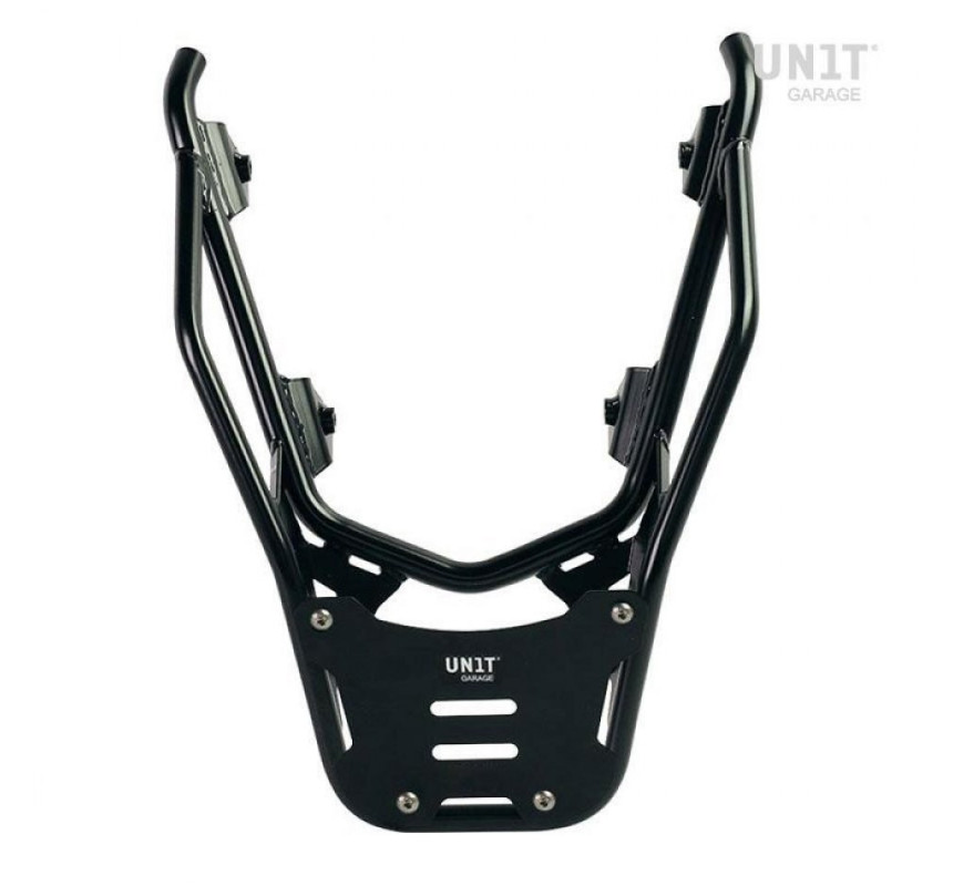 Black top box mount for the BMW R 1300GS