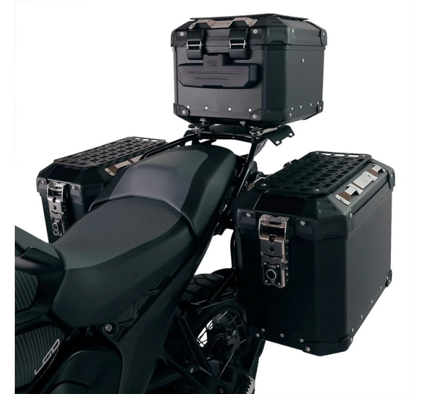 Top case Atlas 44L + plaque pour porte-bagages d'origine R 1300GS & GSA