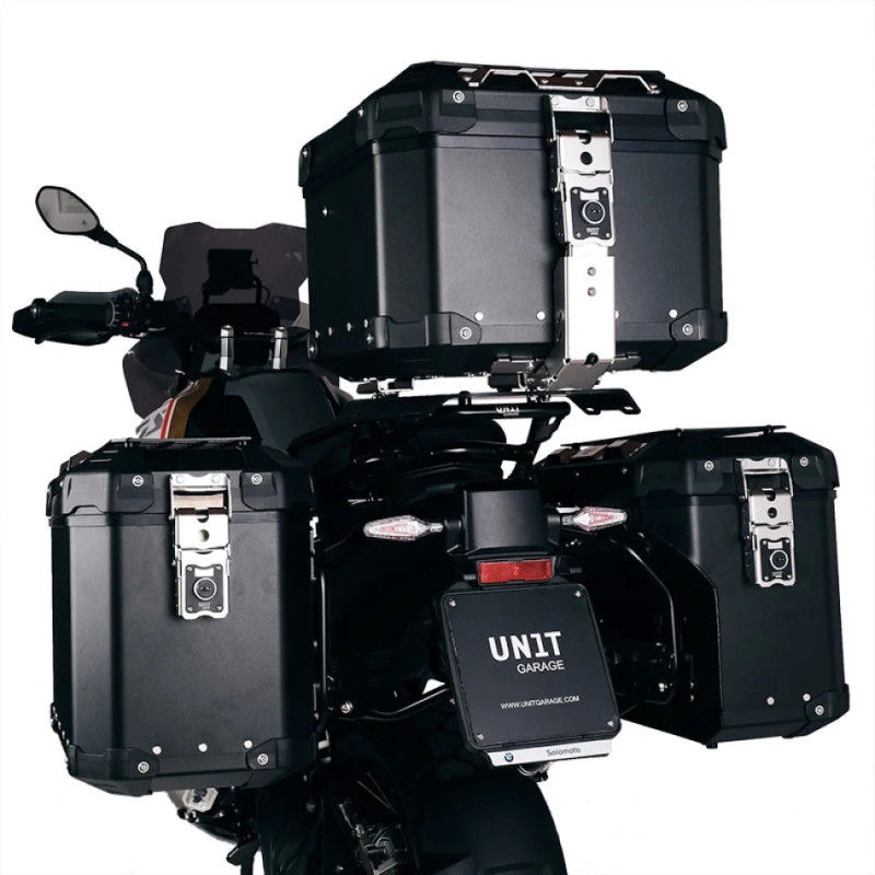Top case Atlas 44L + porte-bagages pour BMW F 450 GS | Unit Garage