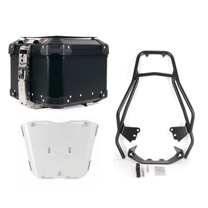 Top case Atlas 44L + porte-bagages avec poignées passager pour F 450GS