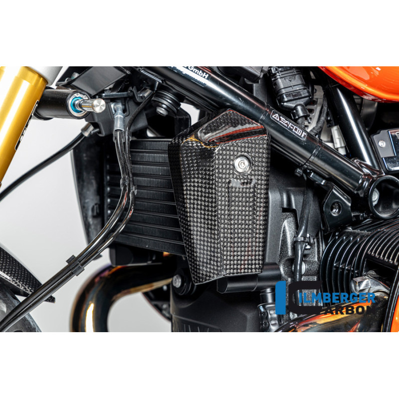Cache de radiateur d'huile gauche carbone pour BMW R 12 nineT | Ilmberger Carbon