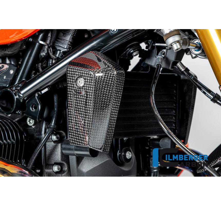 Cache de radiateur d'huile droit carbone pour BMW R 12 nineT | Ilmberger Carbon