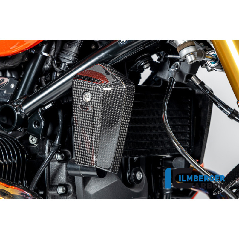 Cache de radiateur d'huile droit carbone pour BMW R 12 nineT | Ilmberger Carbon