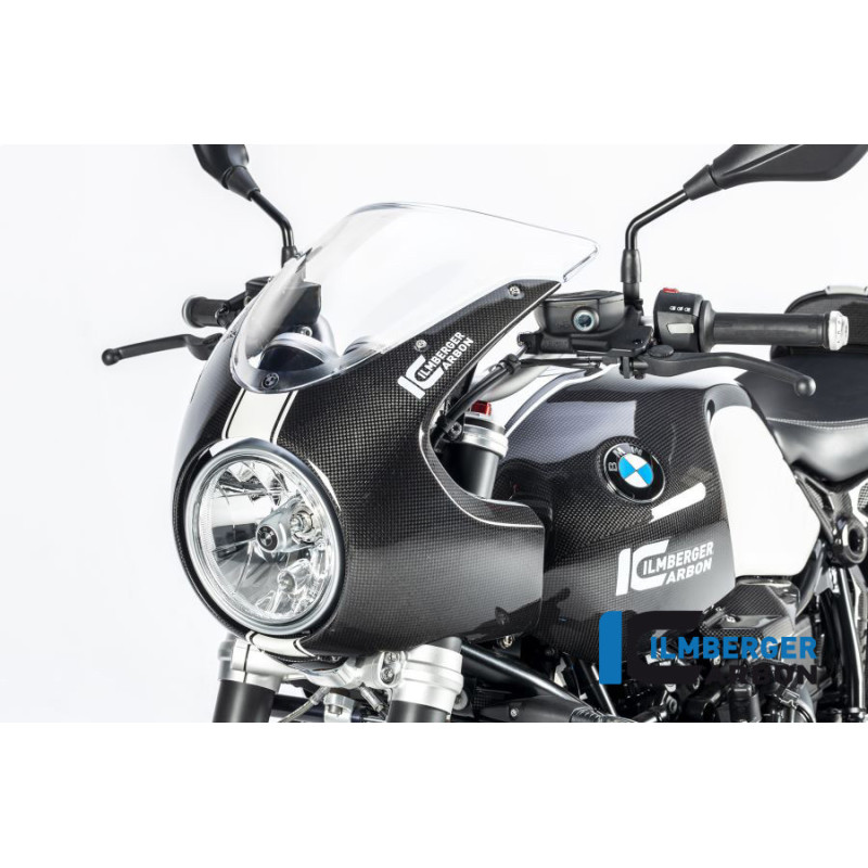 Tête de fourche R90S avec bulle carbone pour BMW R nineT | Ilmberger Carbon