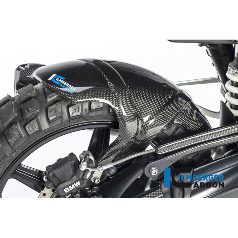 Garde-boue arrière tout-terrain carbone pour BMW R nineT Scrambler & Urban G/S | Ilmberger Carbon