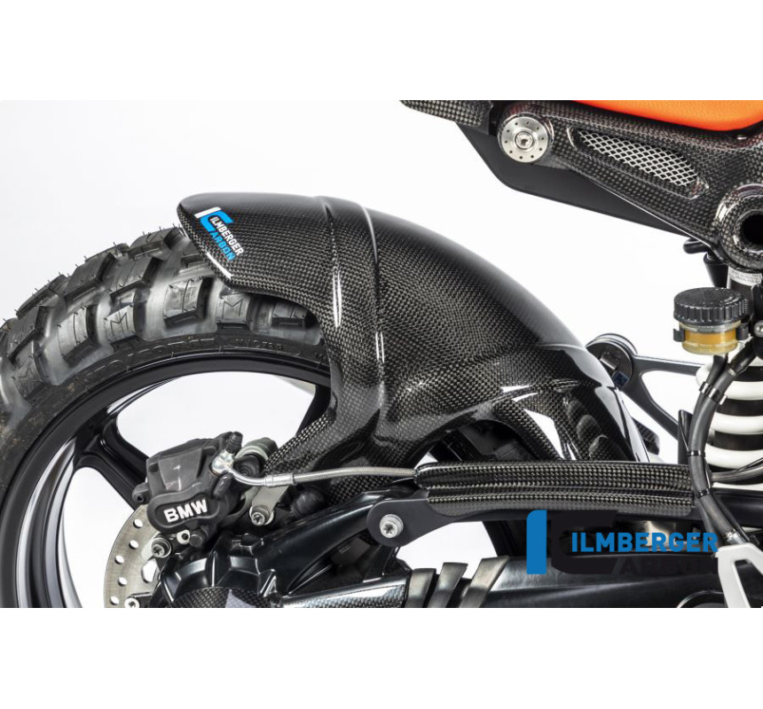 Garde-boue arrière tout-terrain carbone pour R nineT Scrambler & Urban G/S
