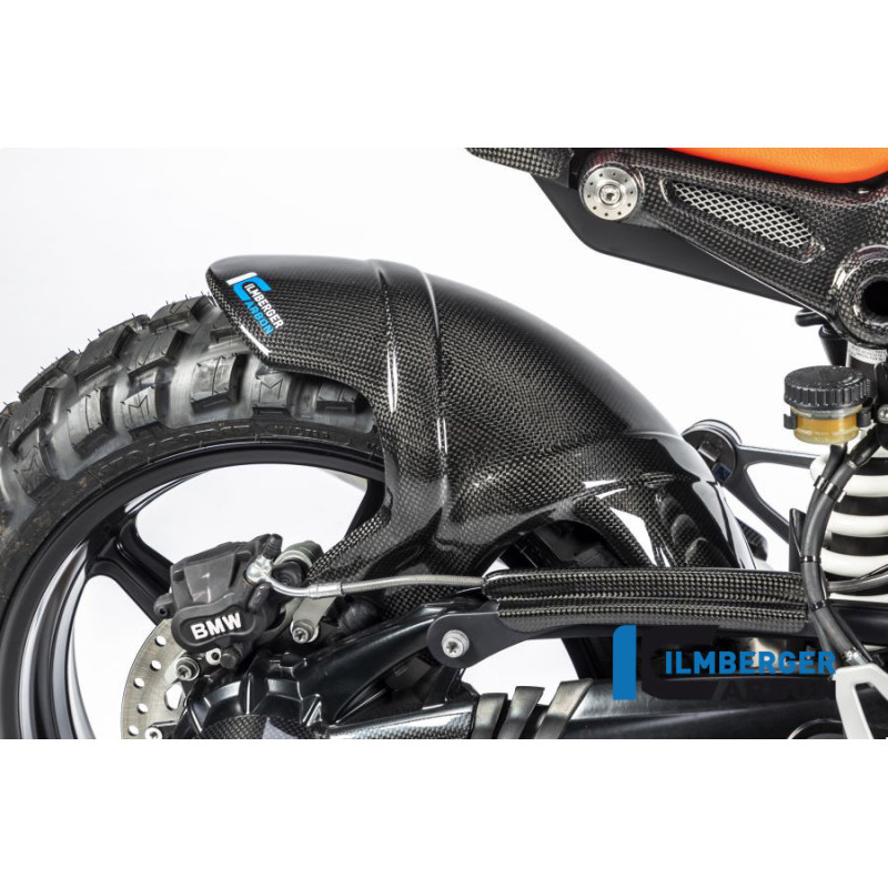 Garde-boue arrière tout-terrain carbone pour R nineT Scrambler & Urban G/S