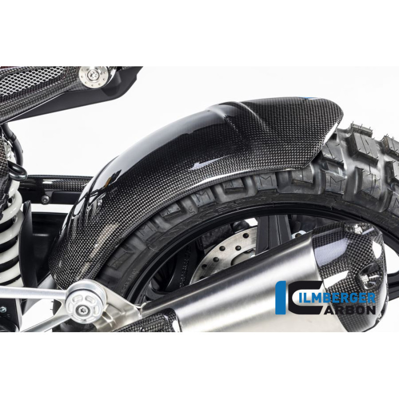Garde-boue arrière tout-terrain carbone pour BMW R nineT Scrambler & Urban G/S | Ilmberger Carbon