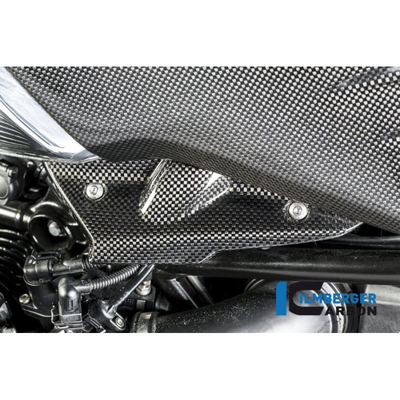 Cache de tubulure d'admission gauche carbone pour BMW R nineT | Ilmberger Carbon