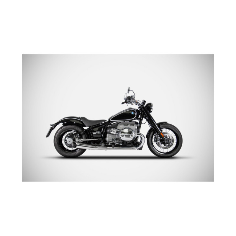Silencieux inox poli pour BMW R 18 | Zard