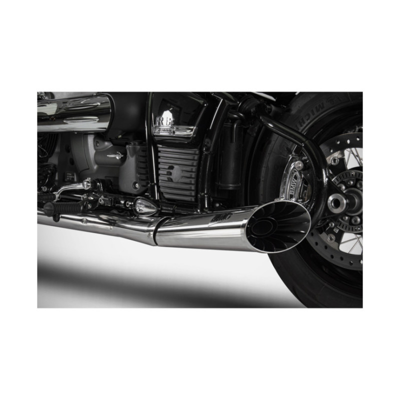 Silencieux inox poli pour BMW R 18 | Zard