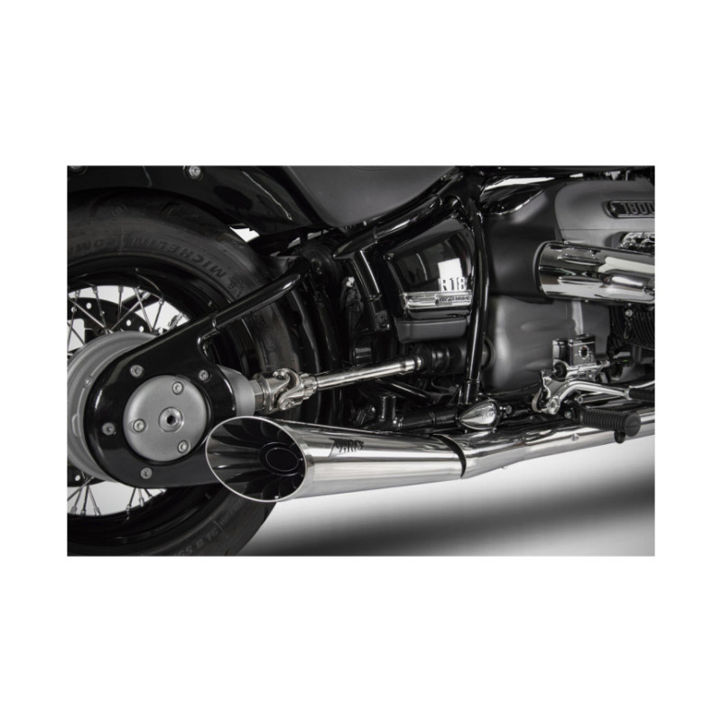 Silencieux inox poli pour BMW R 18 | Zard