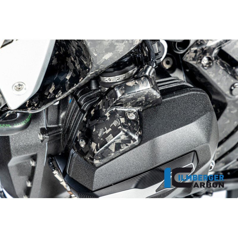 Cache d'injecteur gauche carbone pour R 1300