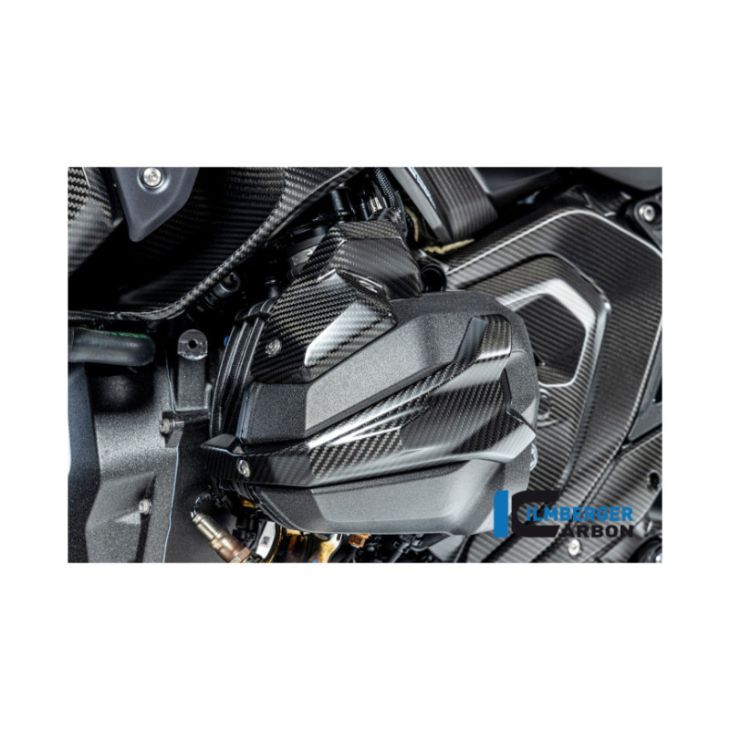 Couvercle de bobines d'allumage gauche carbone pour R 1300