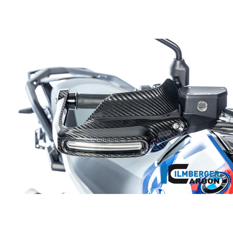 Protège-main avec support de clignotant droit carbone pour BMW R 1300 GS & GSA | Ilmberger Carbon