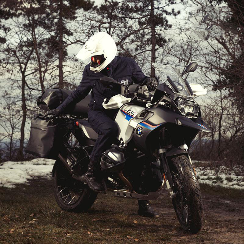 Sacoches latérales Khali en TPU 35L-45L + supports verrouillables + supports pour F 900GS ADV - L'atelier Bleu Motostore