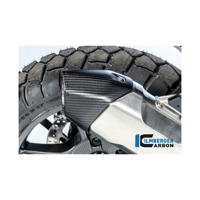 Protection thermique d'échappement arrière carbone pour BMW R 1300 GS & GSA | Ilmberger Carbon