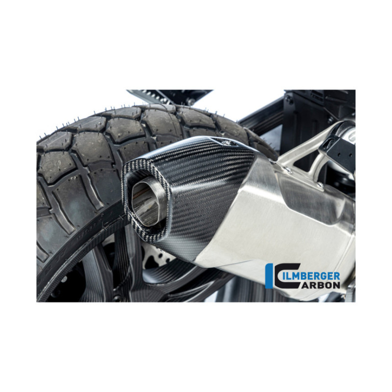 Protection thermique d'échappement arrière carbone pour BMW R 1300 GS & GSA | Ilmberger Carbon