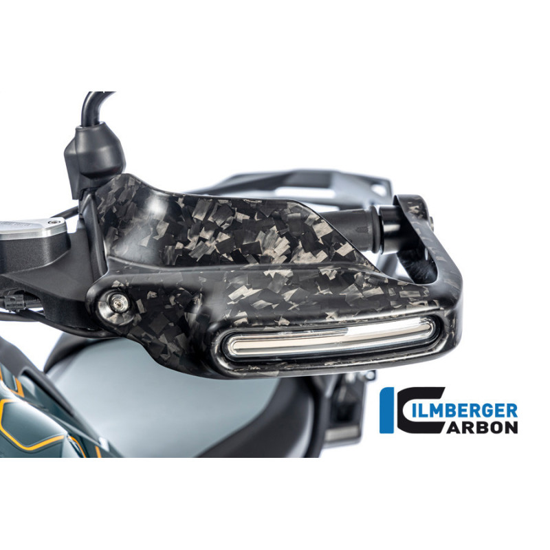 Protège-main avec support de clignotant gauche carbone pour BMW R 1300 GS & GSA | Ilmberger Carbon