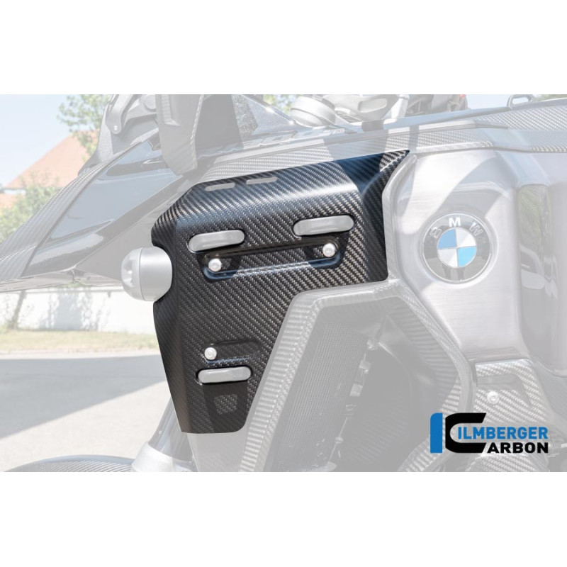 Habillage de radiateur gauche percé pour support de valise carbone pour BMW R 1300 GS Adventure | Ilmberger Carbon