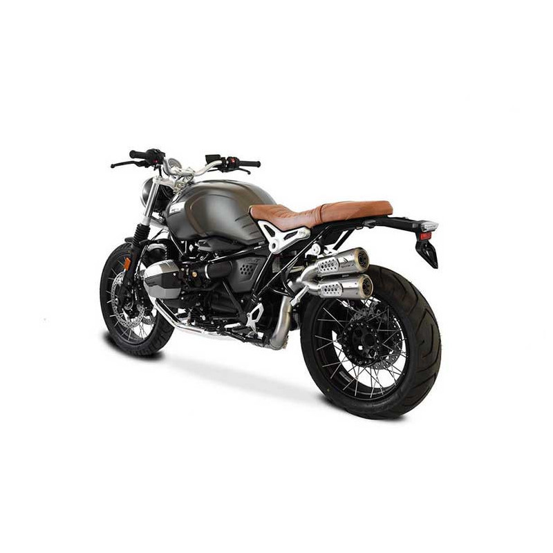 Double silencieux GP07 pour R nineT Scrambler & Urban GS