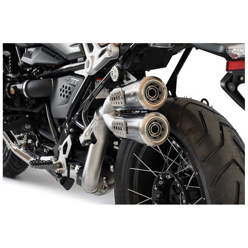 Double silencieux GP07 pour R nineT Scrambler & Urban GS