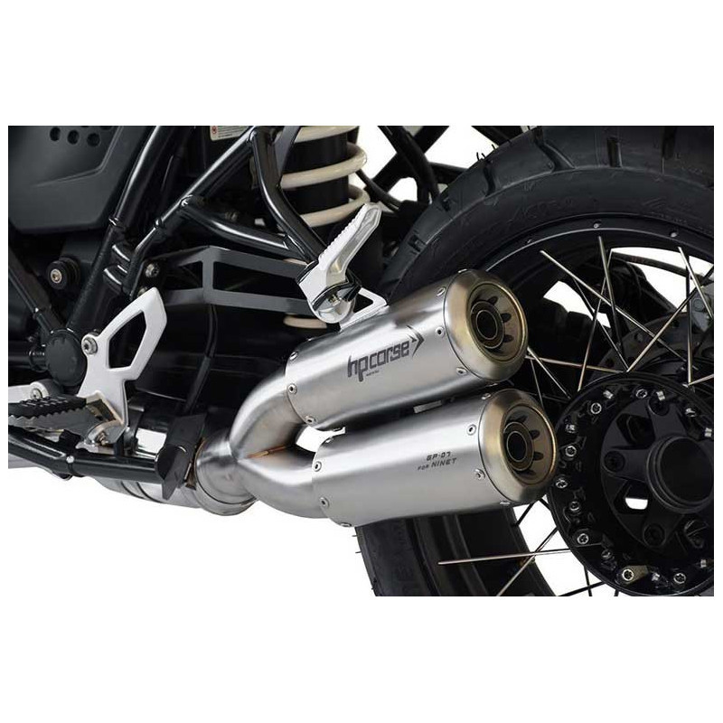 Double silencieux GP07 pour BMW R nineT | HP Corse