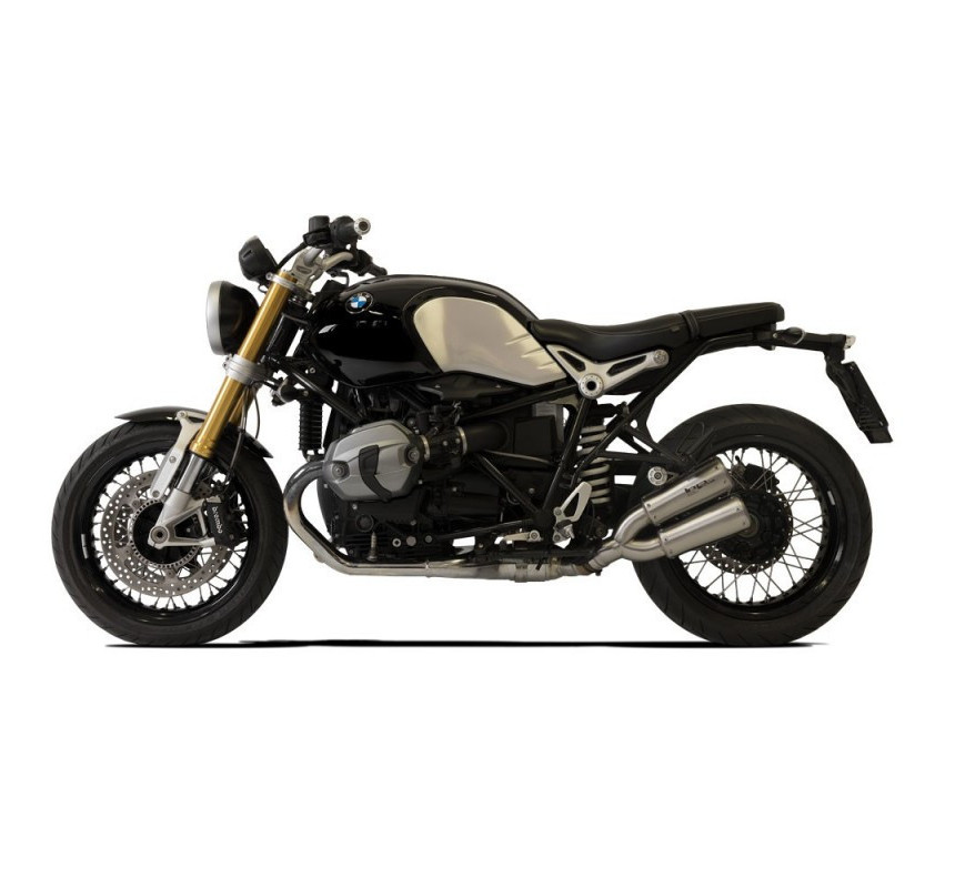 Double silencieux GP07 bas pour BMW R nineT 2014-2016 | HP Corse