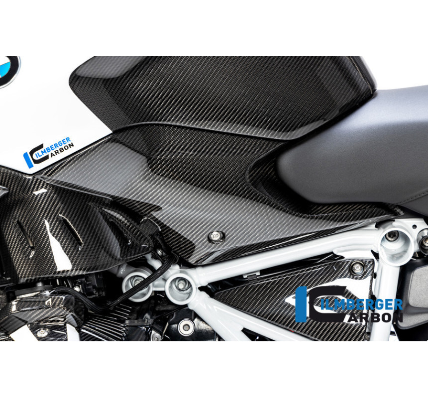 Flanc de réservoir bas gauche carbone pour R 1250 R