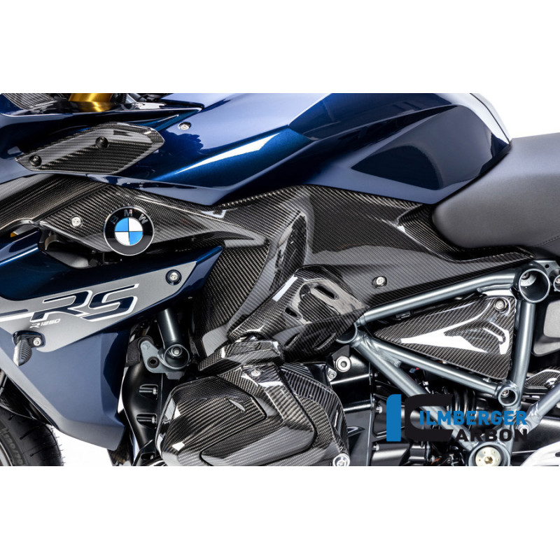 Flanc de réservoir bas gauche carbone pour BMW R 1250 RS | Ilmberger Carbon