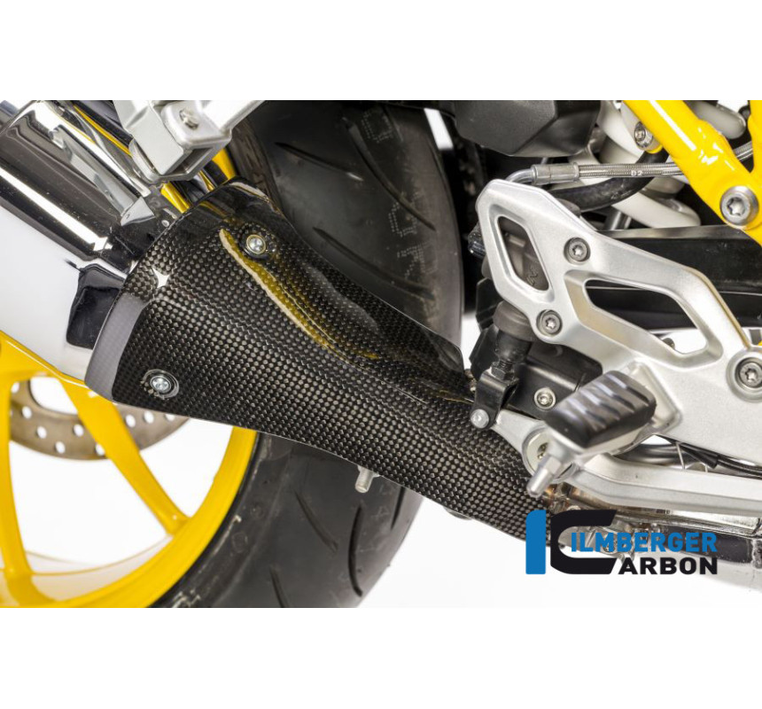Protection thermique d'échappement carbone pour R 1200 R & RS