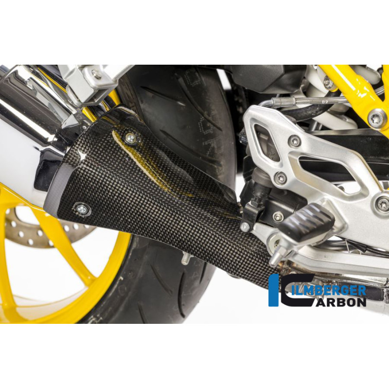 Protection thermique d'échappement carbone pour R 1200 R & RS