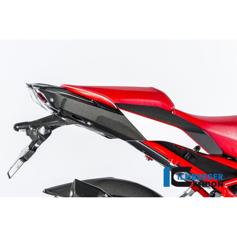 Cache latéral de selle droit carbone pour BMW R 1200 R & RS | Ilmberger Carbon
