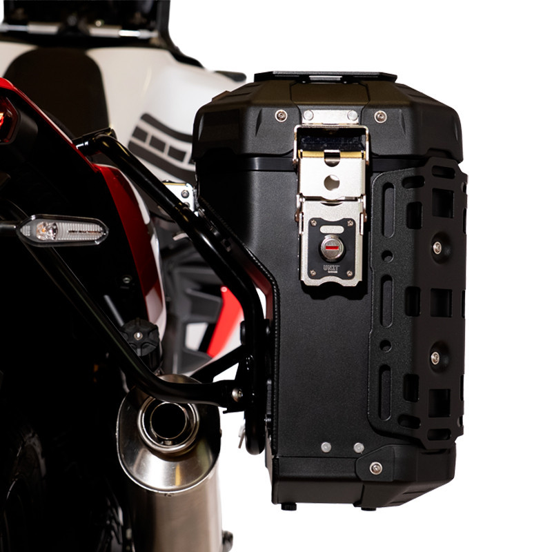 Platine de fixation supplémentaire pour valise latéral Atlas - L'atelier Bleu Motostore
