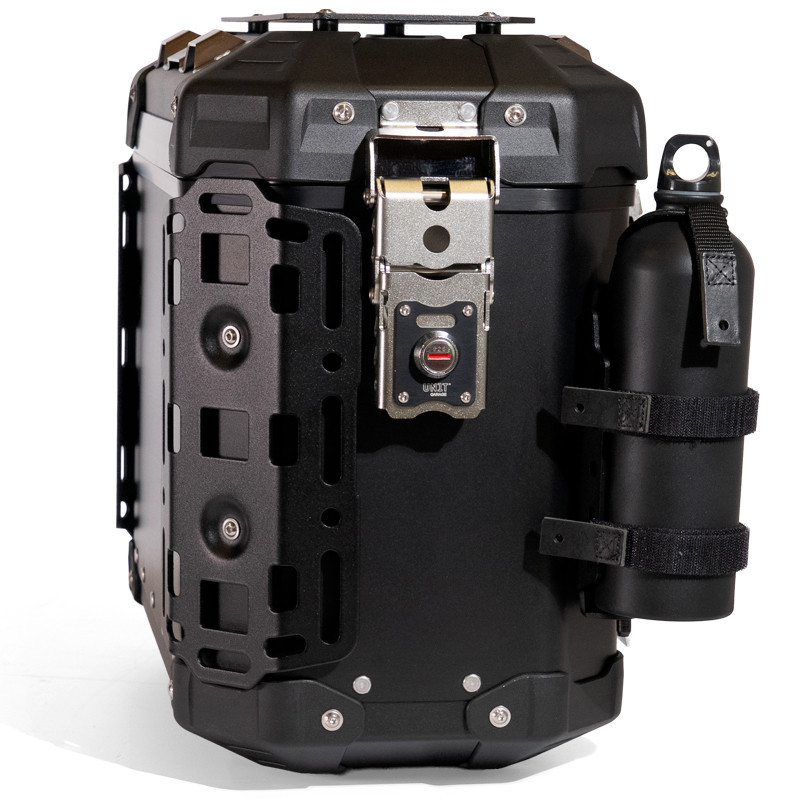 Bottle cage mount for Atlas side panniers - L'atelier Bleu Motostore